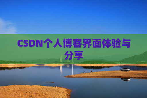 CSDN个人博客界面体验与分享